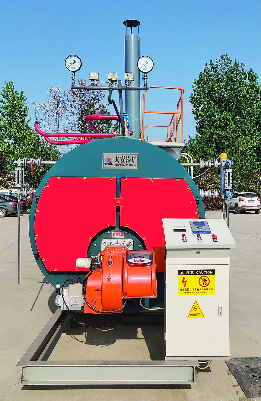 Aceite y caldera de vapor de gas